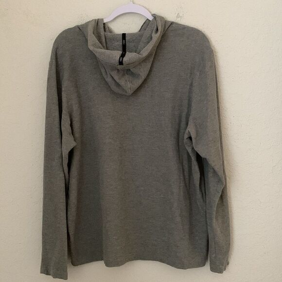 Puma Men’s Sweater Lightweight Gray Hooded Sweatshirt Size XL - Picture 2 of 7